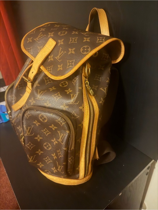 louis vuitton backpack bosphore monogram brown Sac  Dos a flat top handle Louis Vuitton Brown Monogram Canvas